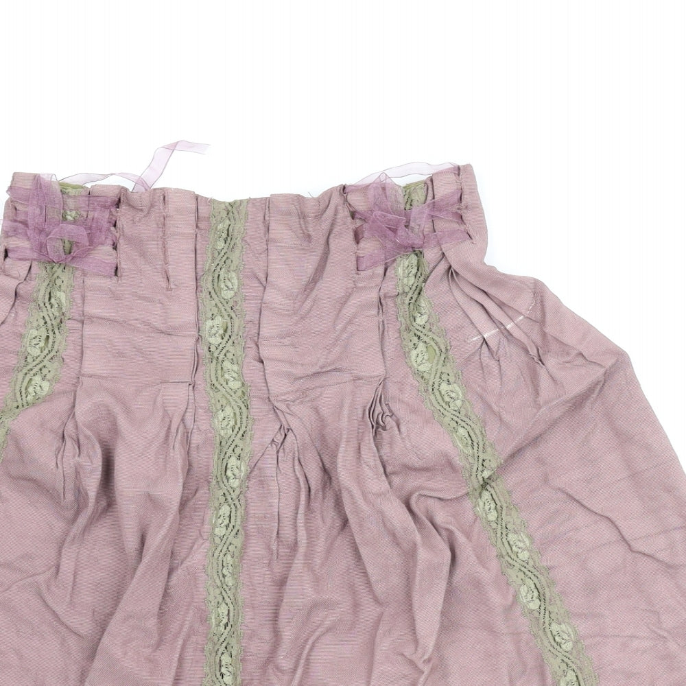 Preworn Womens Purple   Peasant Skirt Size S