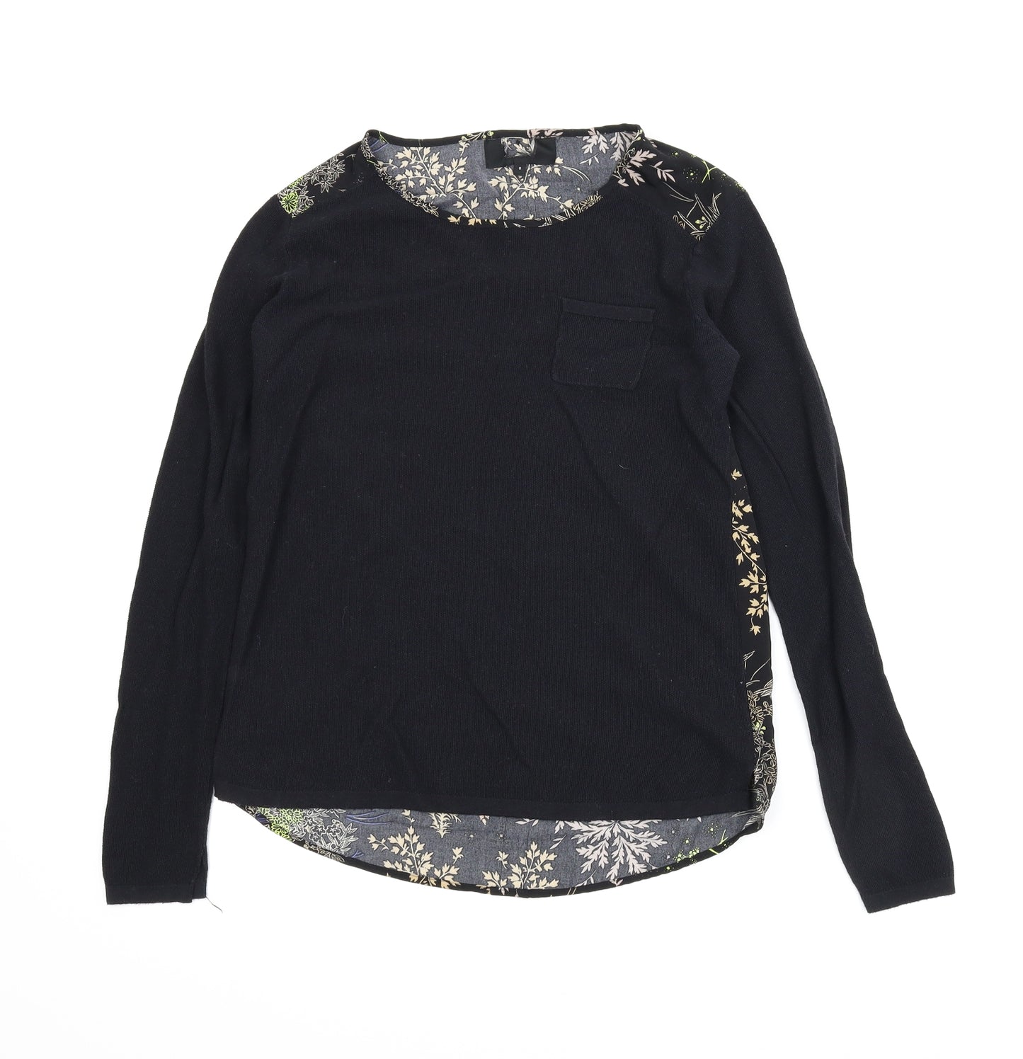 NEXT Womens Black   Basic Blouse Size 8