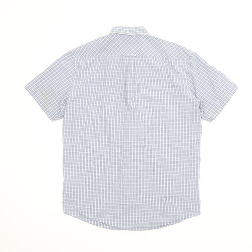 Ben Sherman Mens Blue Check   T-Shirt Size L