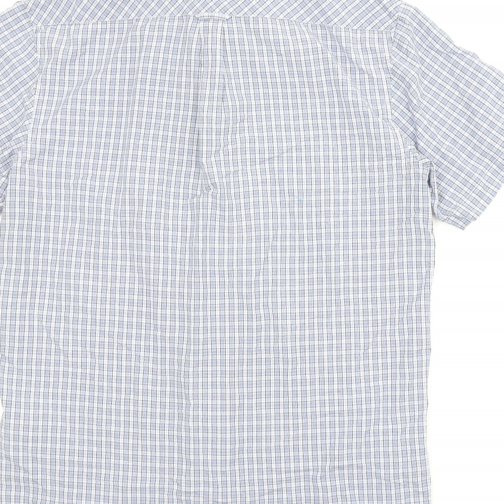 Ben Sherman Mens Blue Check   T-Shirt Size L