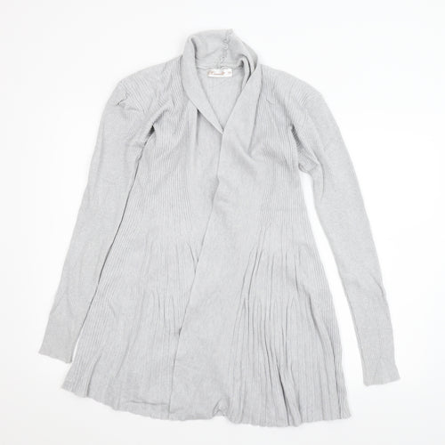 Miracle Womens Grey   Cardigan Jumper Size S