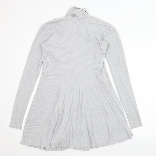 Miracle Womens Grey   Cardigan Jumper Size S