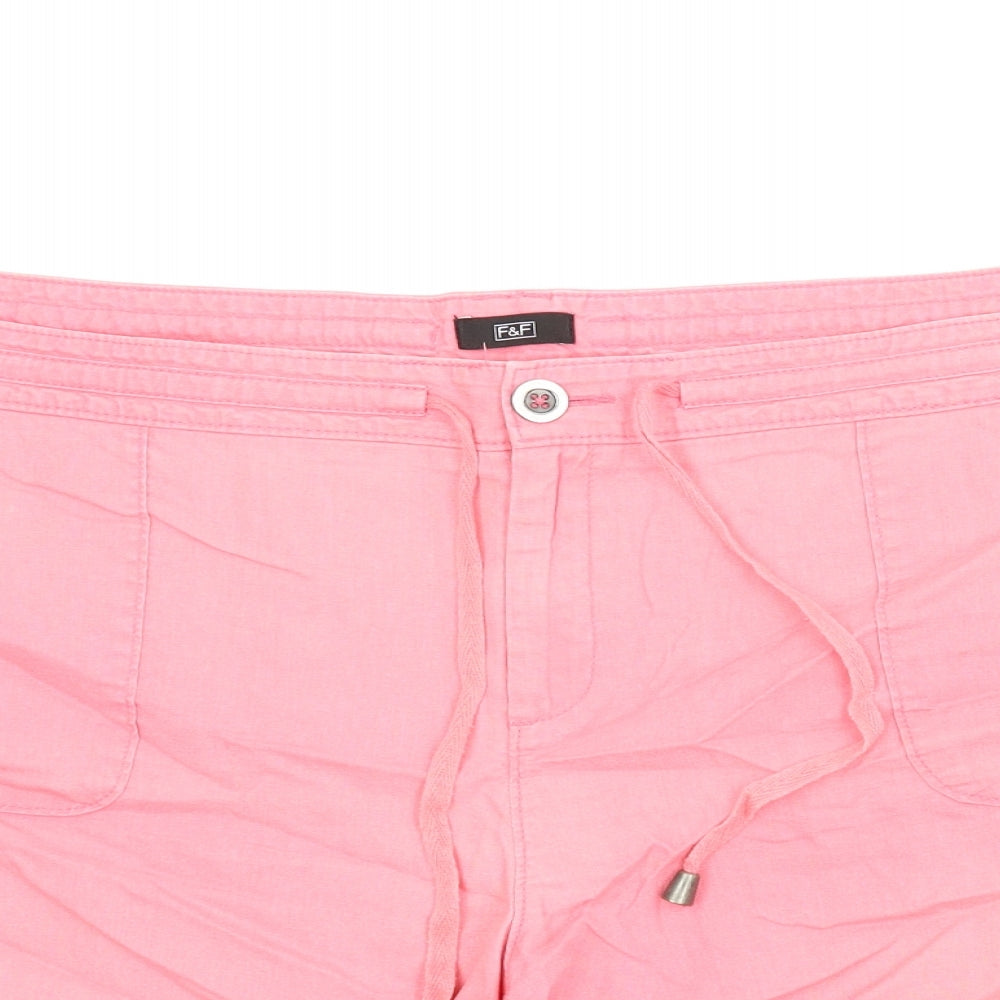 F&F Womens Pink   Bermuda Shorts Size 20 in