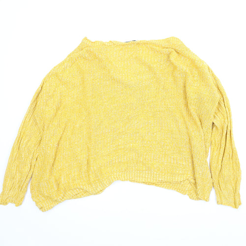 JD Williams Womens Yellow   Pullover Jumper Size M