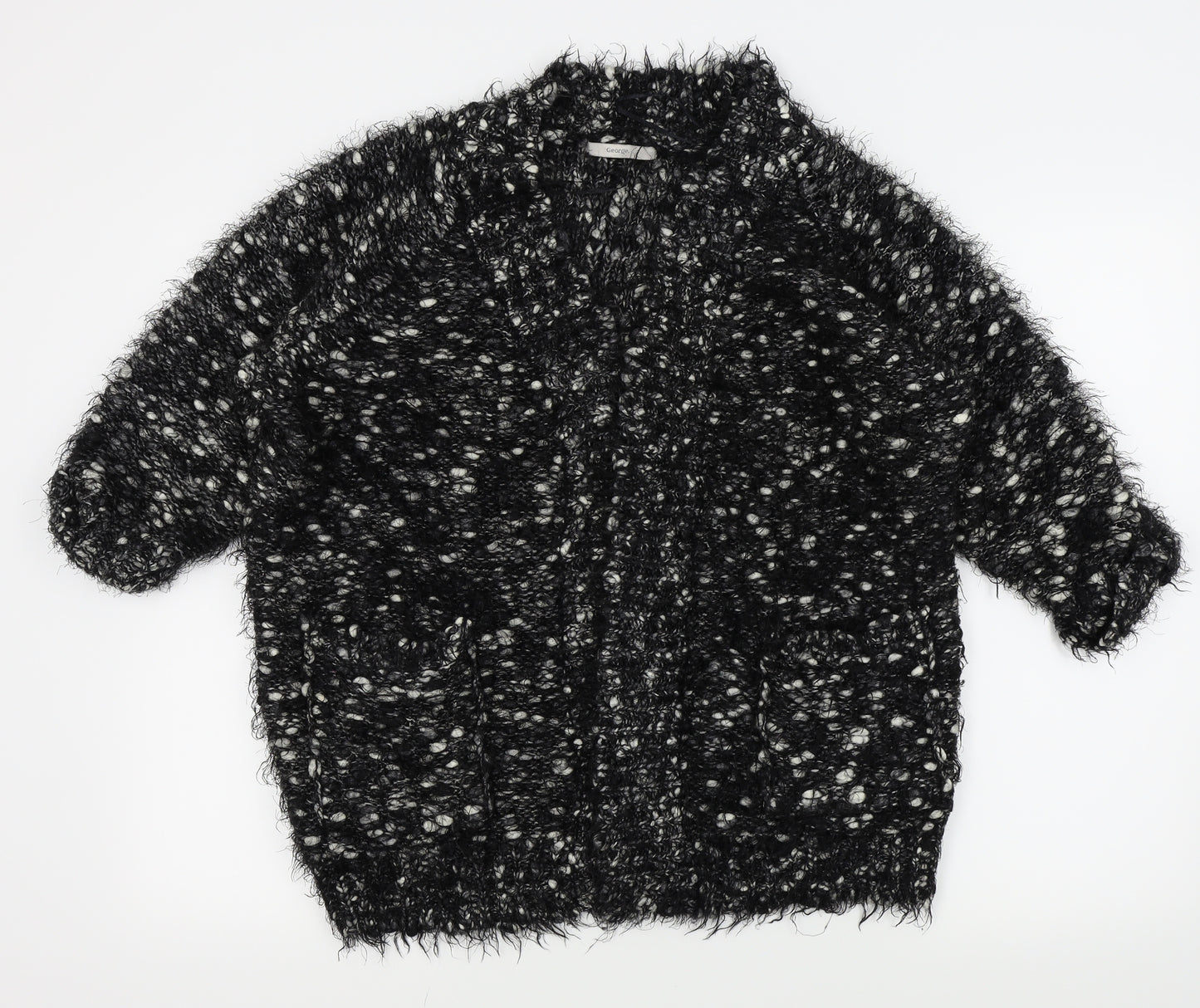 Asda George Womens Black   Cardigan Jumper Size M