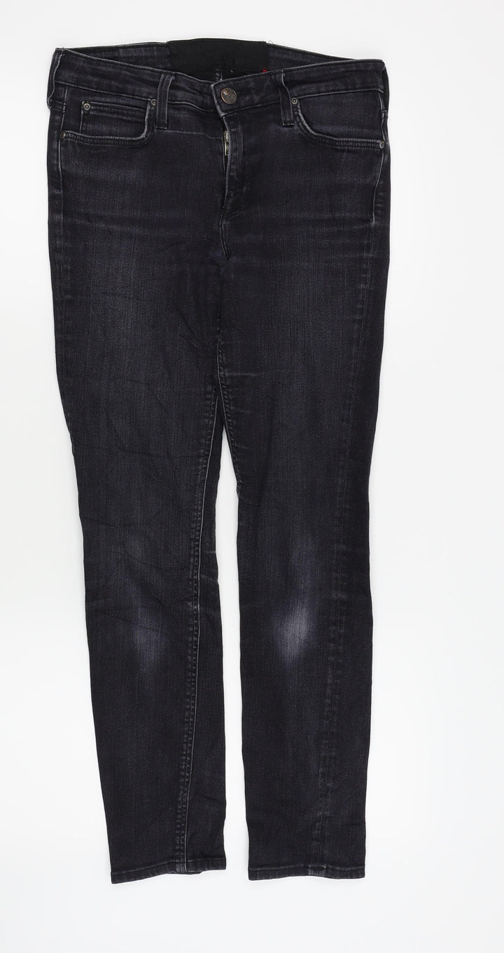Preworn Womens Black   Skinny Jeans Size 28 in L28 in