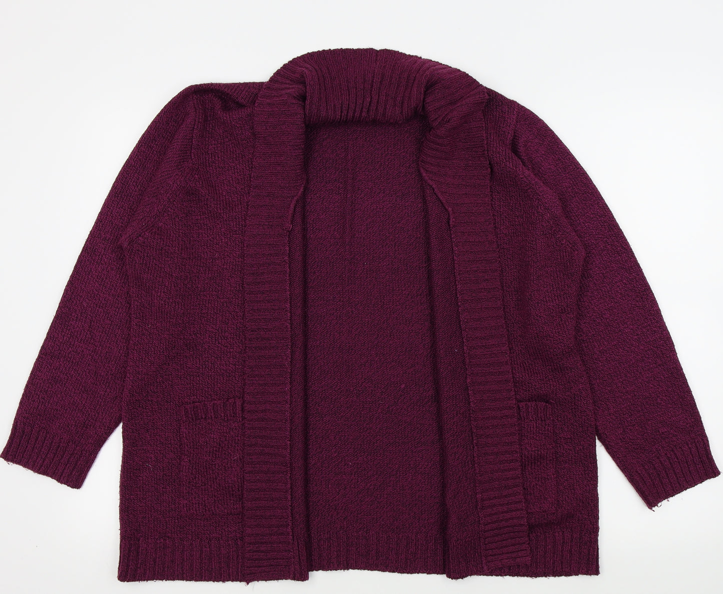 EWM Pure Classics Womens Purple   Cardigan Jumper Size 24