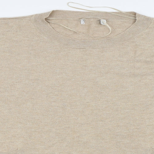 Gallery Womens Beige   Pullover Jumper Size XL