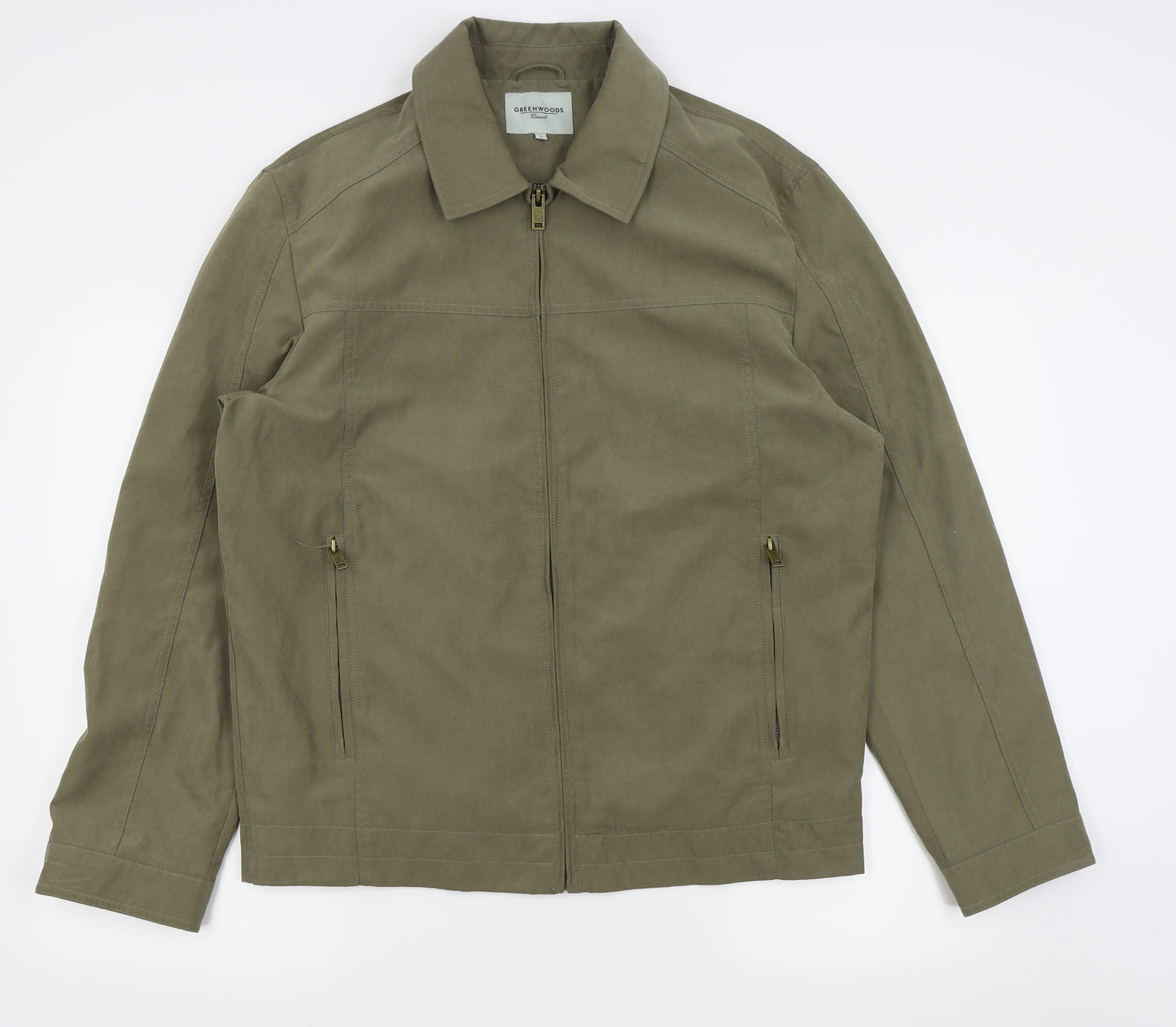 greenwoods Mens Green   Bomber Jacket Coat Size M