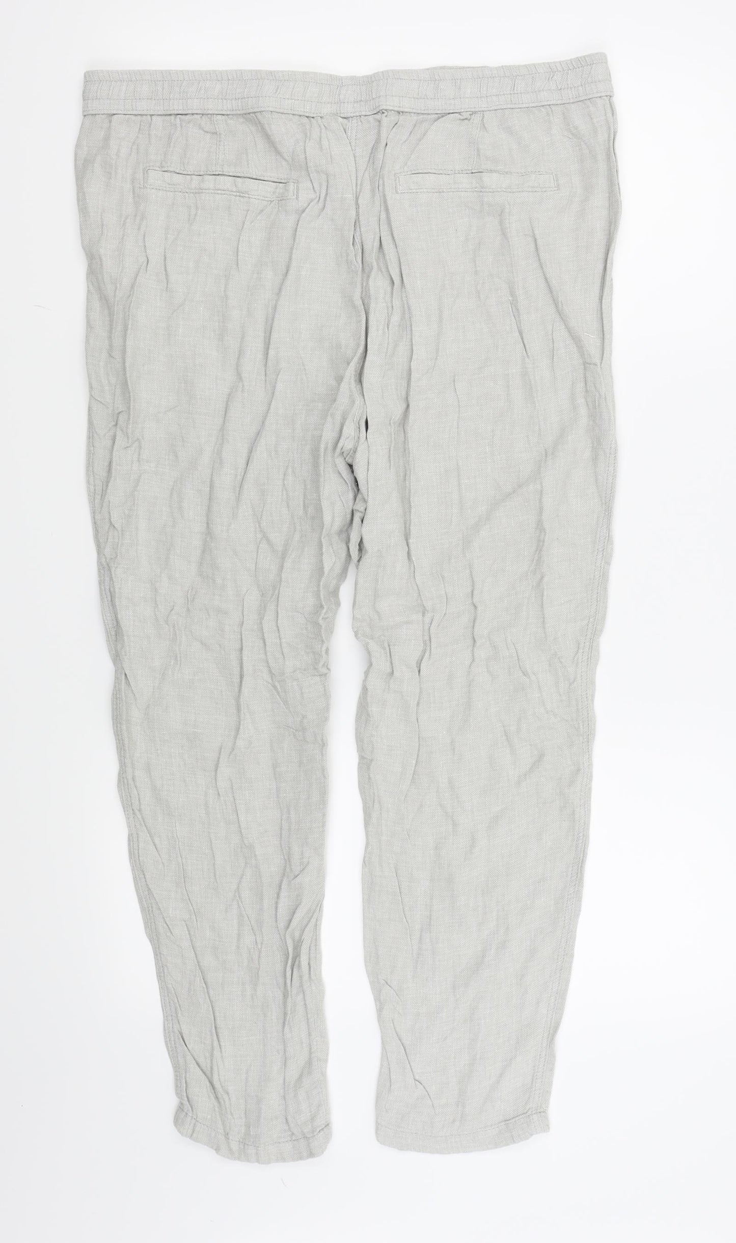 Nutmeg Womens Grey   Trousers  Size 18 L24 in