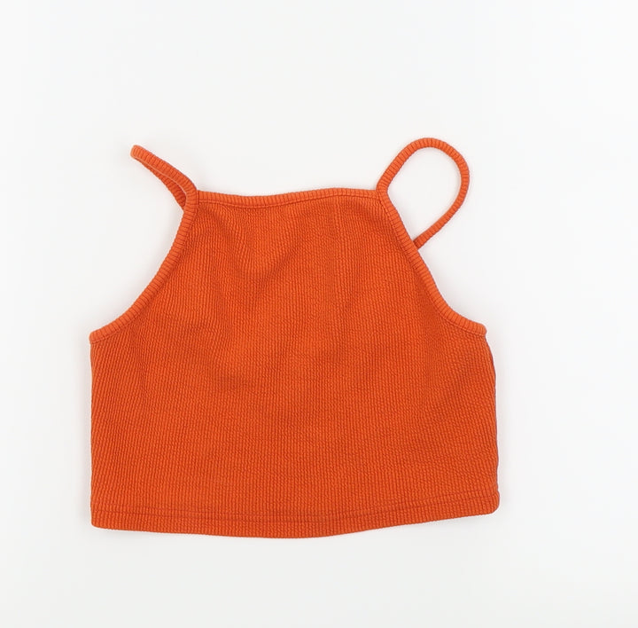 New Look Womens Orange Camisole Tank Size 10