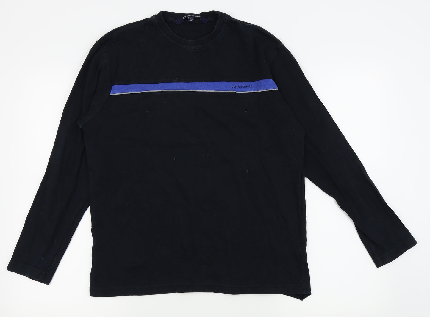 Ben Sherman Mens Blue    T-Shirt Size M