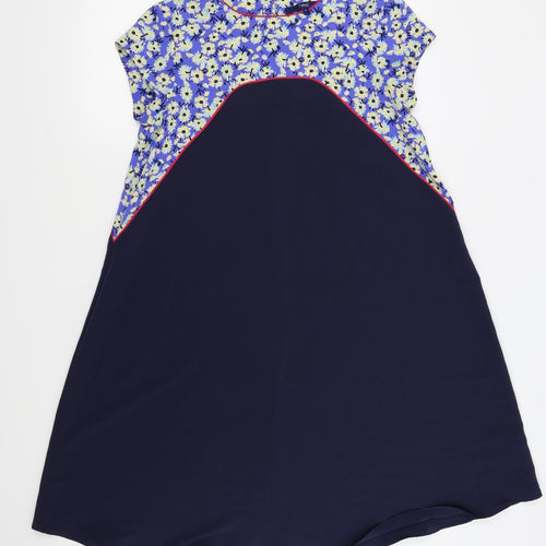 NEXT Womens Blue Floral  Fit & Flare  Size 8