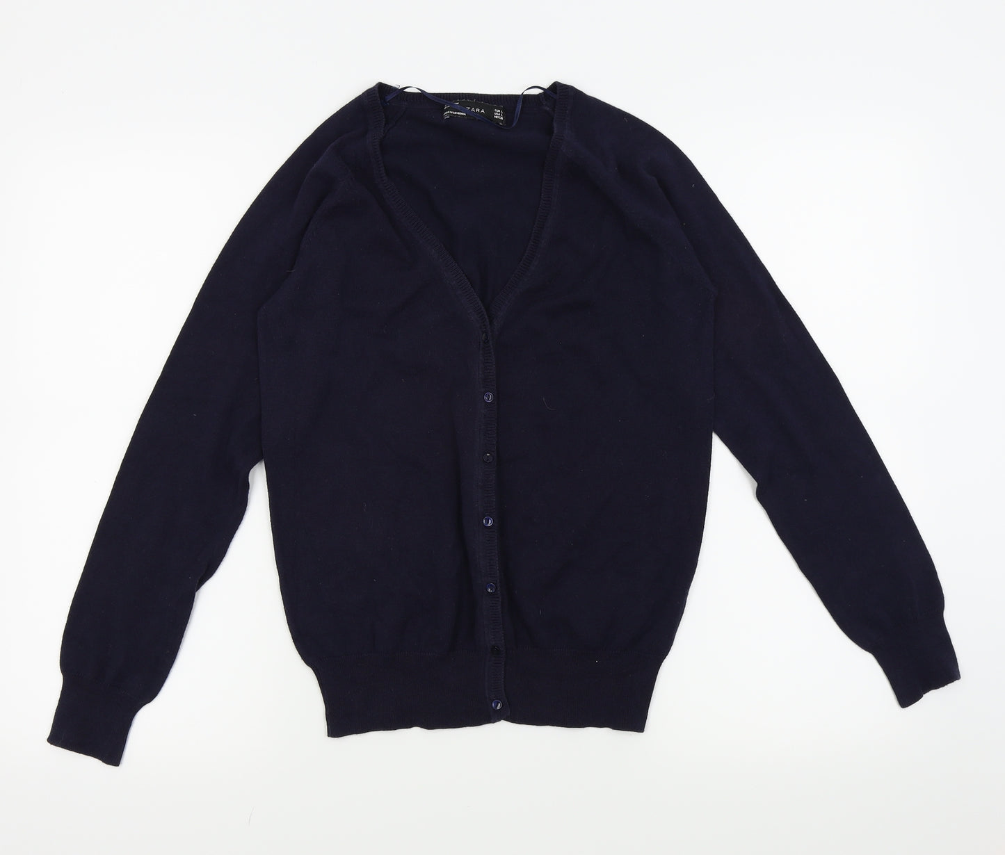 Zara Womens Blue   Cardigan Jumper Size 14
