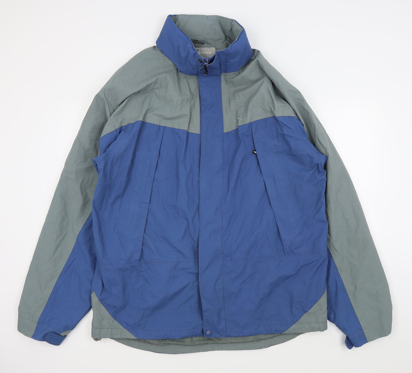 ice cross Mens Blue   Rain Coat Coat Size 2XL