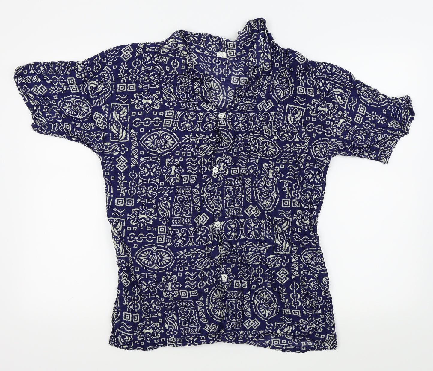 LHG Mens Blue    Button-Up Size XL