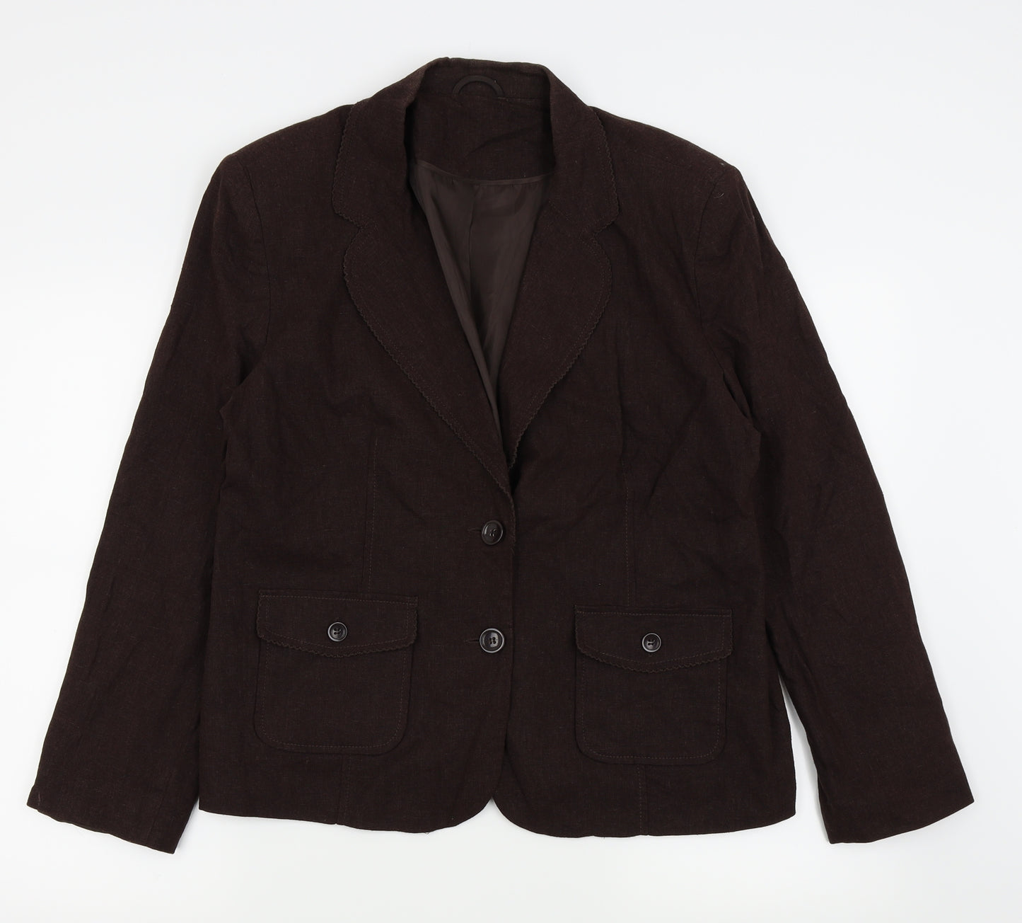 Mackays Womens Brown   Jacket Blazer Size 20