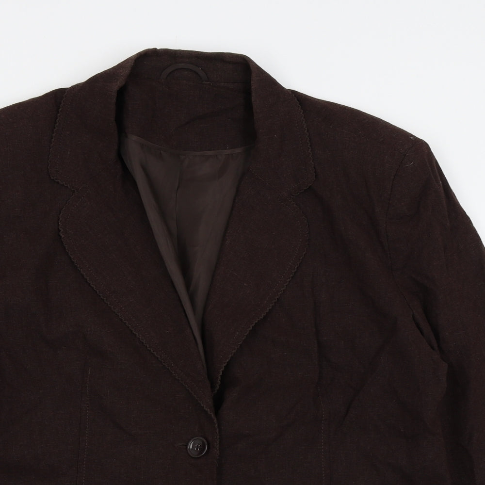 Mackays Womens Brown   Jacket Blazer Size 20