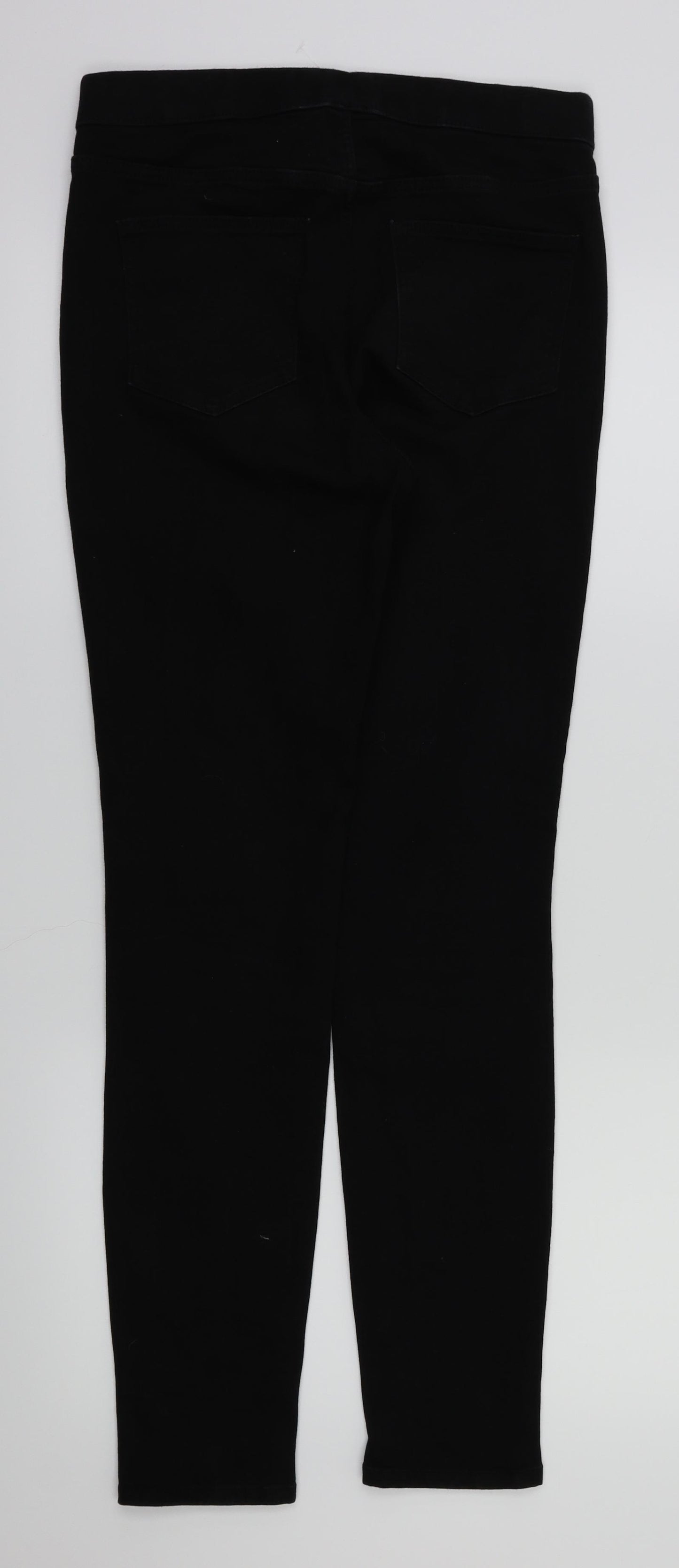 H&M Womens Black   Jegging Trousers Size 10 L30.5 in