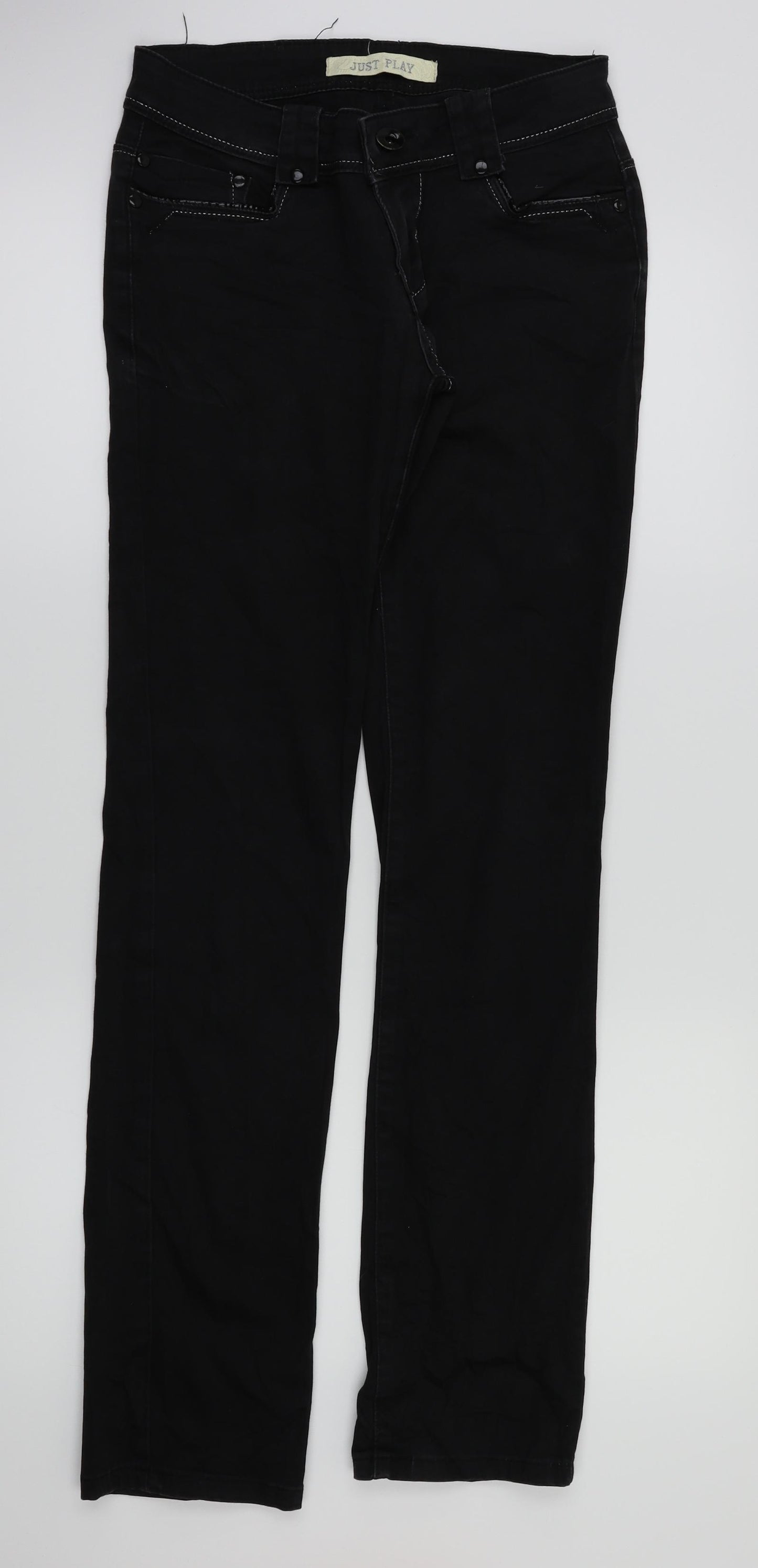 Just Play  Womens Black   Trousers  Size 26 in L32 in