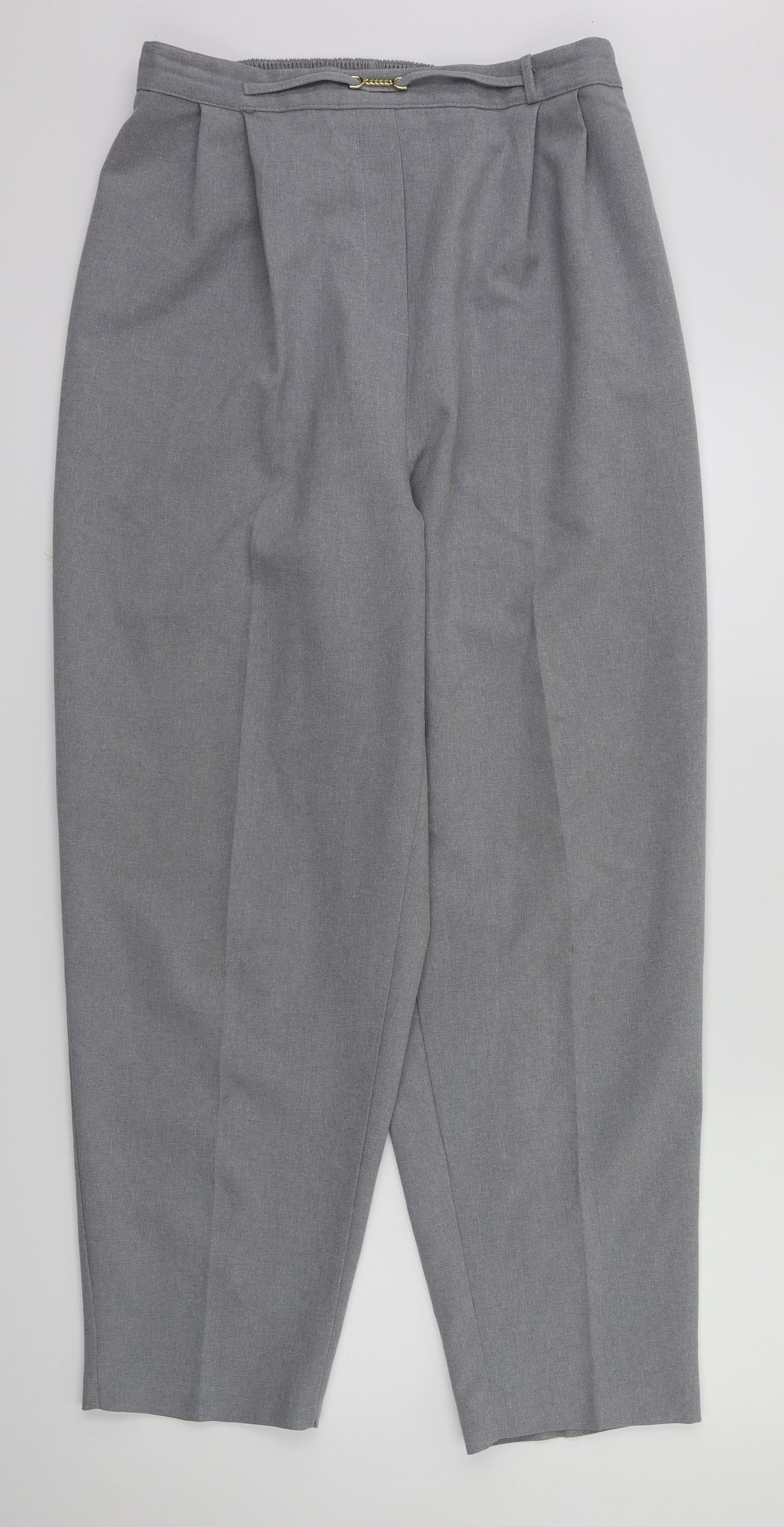 Design Essentials Womens Grey   Trousers  Size 18 L29 in - Stretch waistband