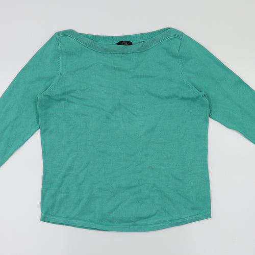 M&Co Womens Green   Pullover Jumper Size 12