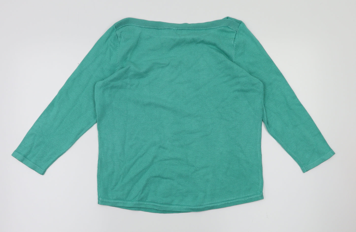 M&Co Womens Green   Pullover Jumper Size 12