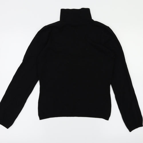 M&S Womens Black   Basic T-Shirt Size 8