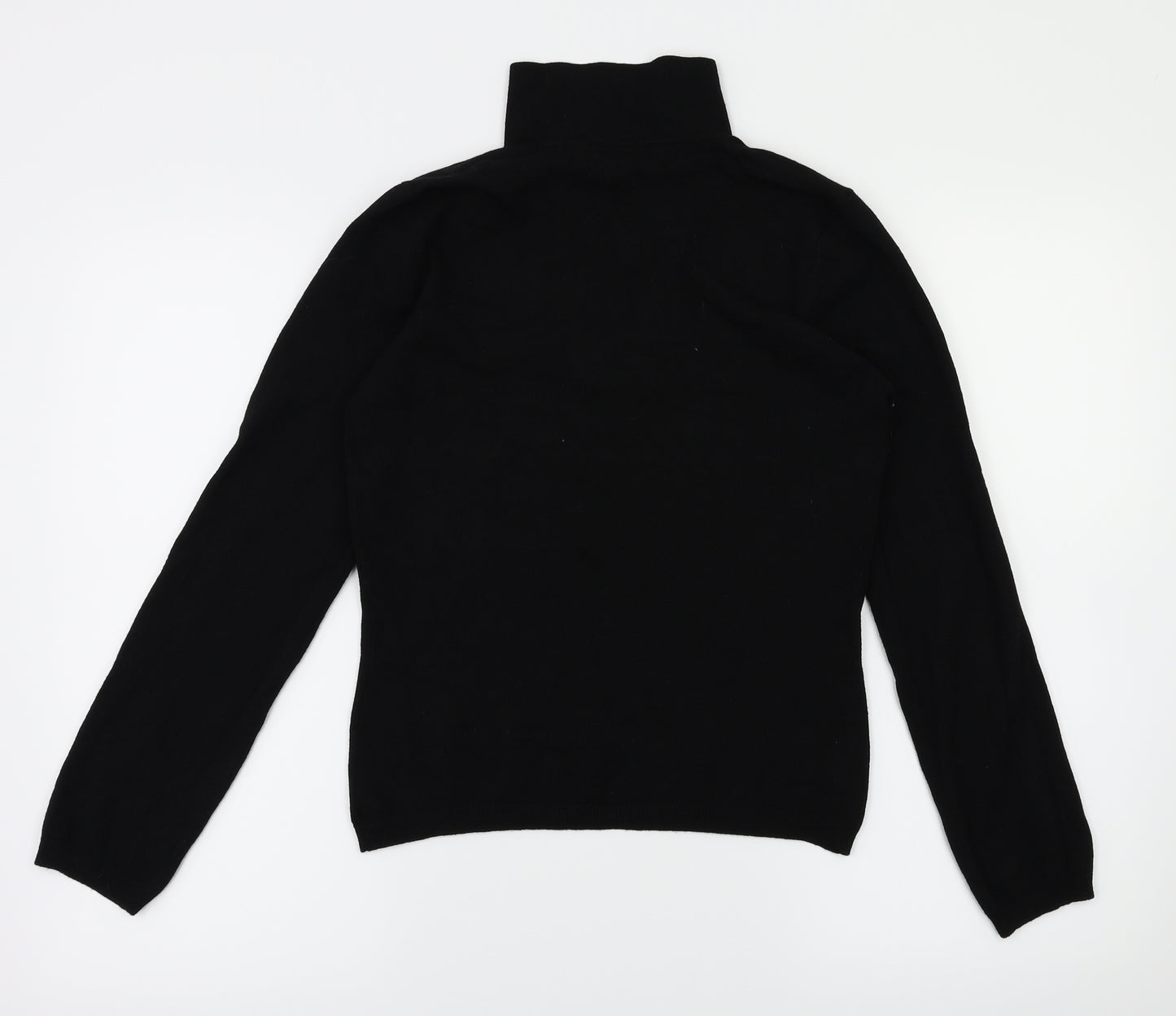 M&S Womens Black   Basic T-Shirt Size 8