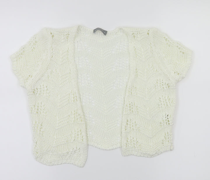 per una Womens Ivory Cardigan Jumper Size 10