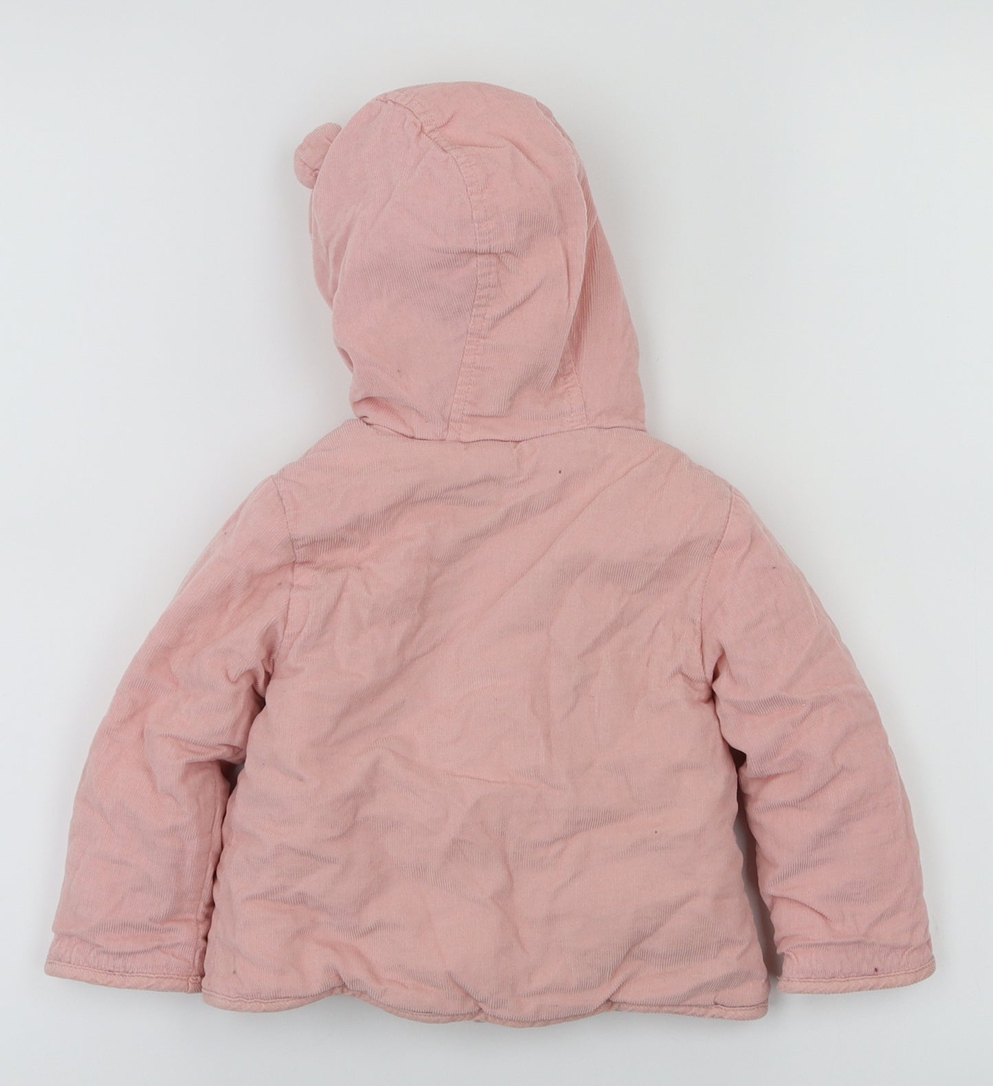 TU Girls Pink Animal Print  Basic Jacket Jacket Size 6-9 Months