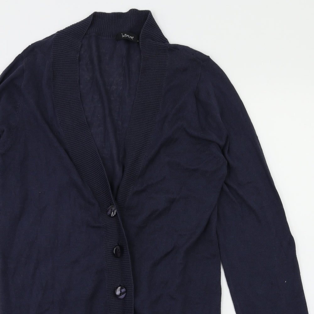 Intown Womens Blue   Cardigan Jumper Size M
