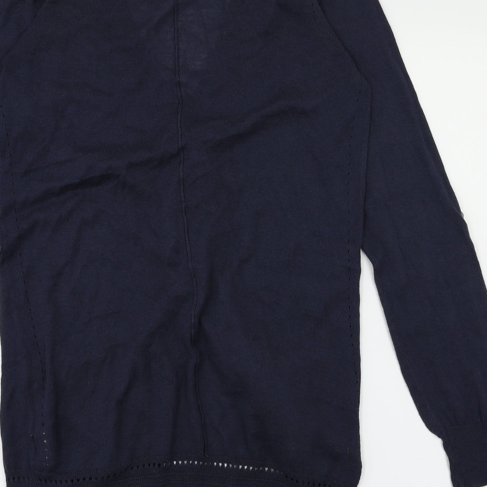 Intown Womens Blue   Cardigan Jumper Size M