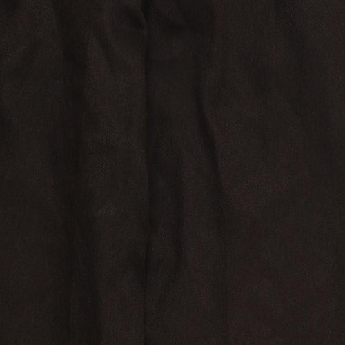 M&S Womens Brown Houndstooth  Trousers  Size 14 L25 in - Stretch waistband