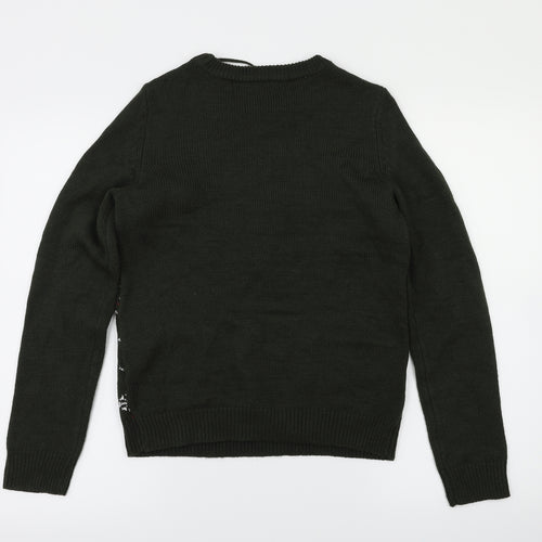 VERO MODA  Womens Green   Pullover Jumper Size XS