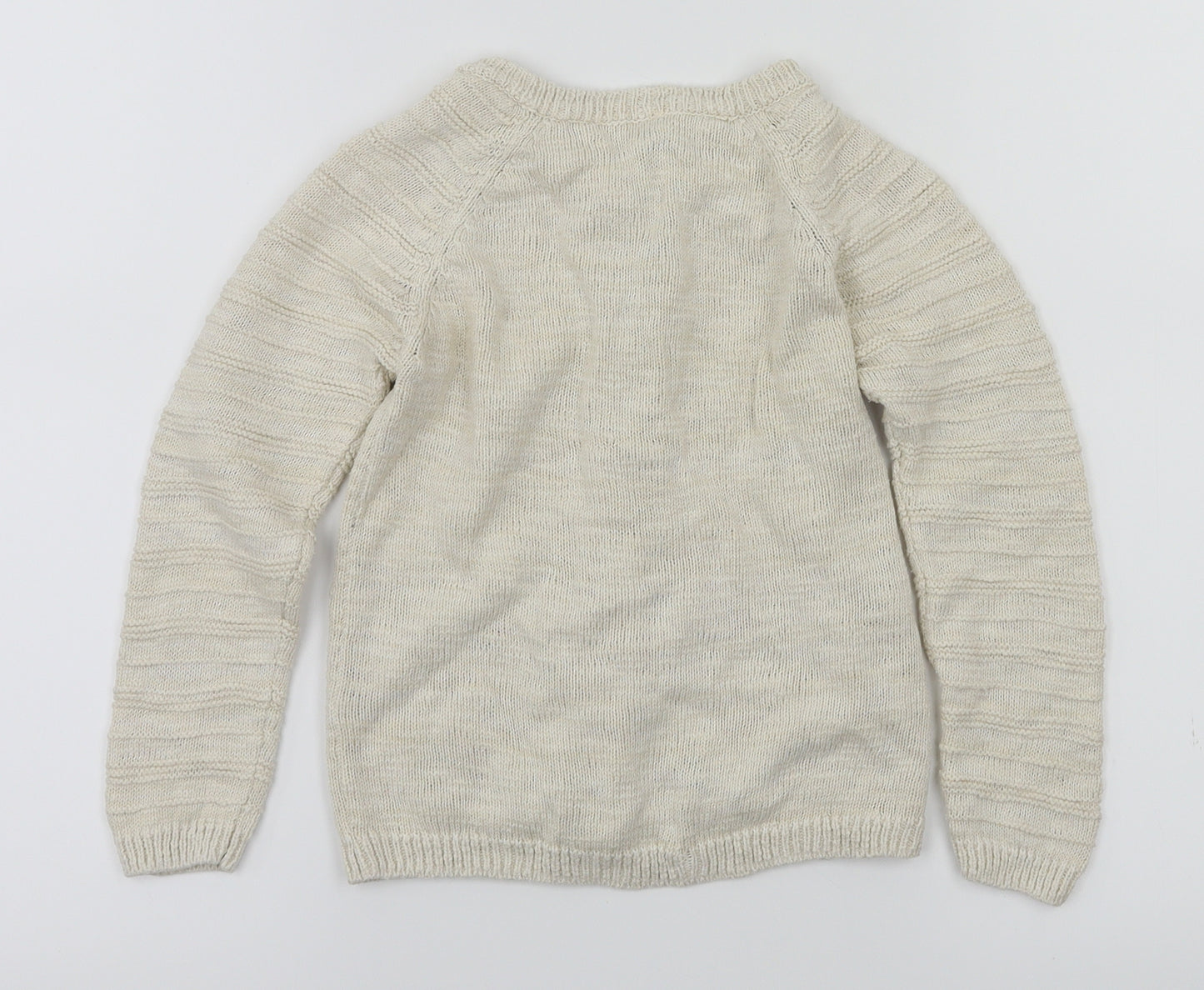 TU Girls Ivory Floral  Cardigan Jumper Size 3-4 Years