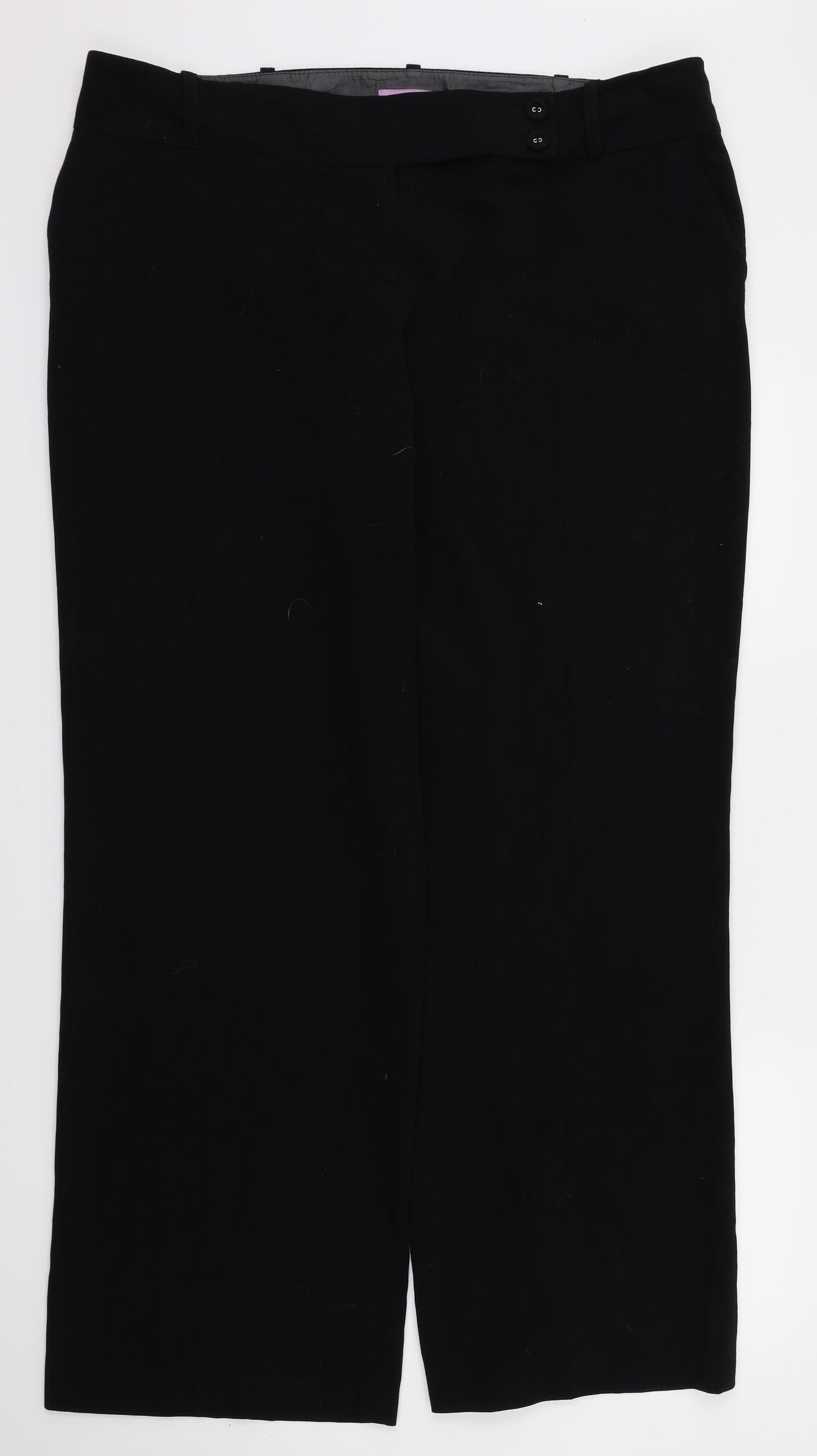 monsoon  Womens Black   Sweatpants Trousers Size 16 L30 in