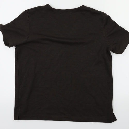 Bonmarché Womens Brown   Basic T-Shirt Size S