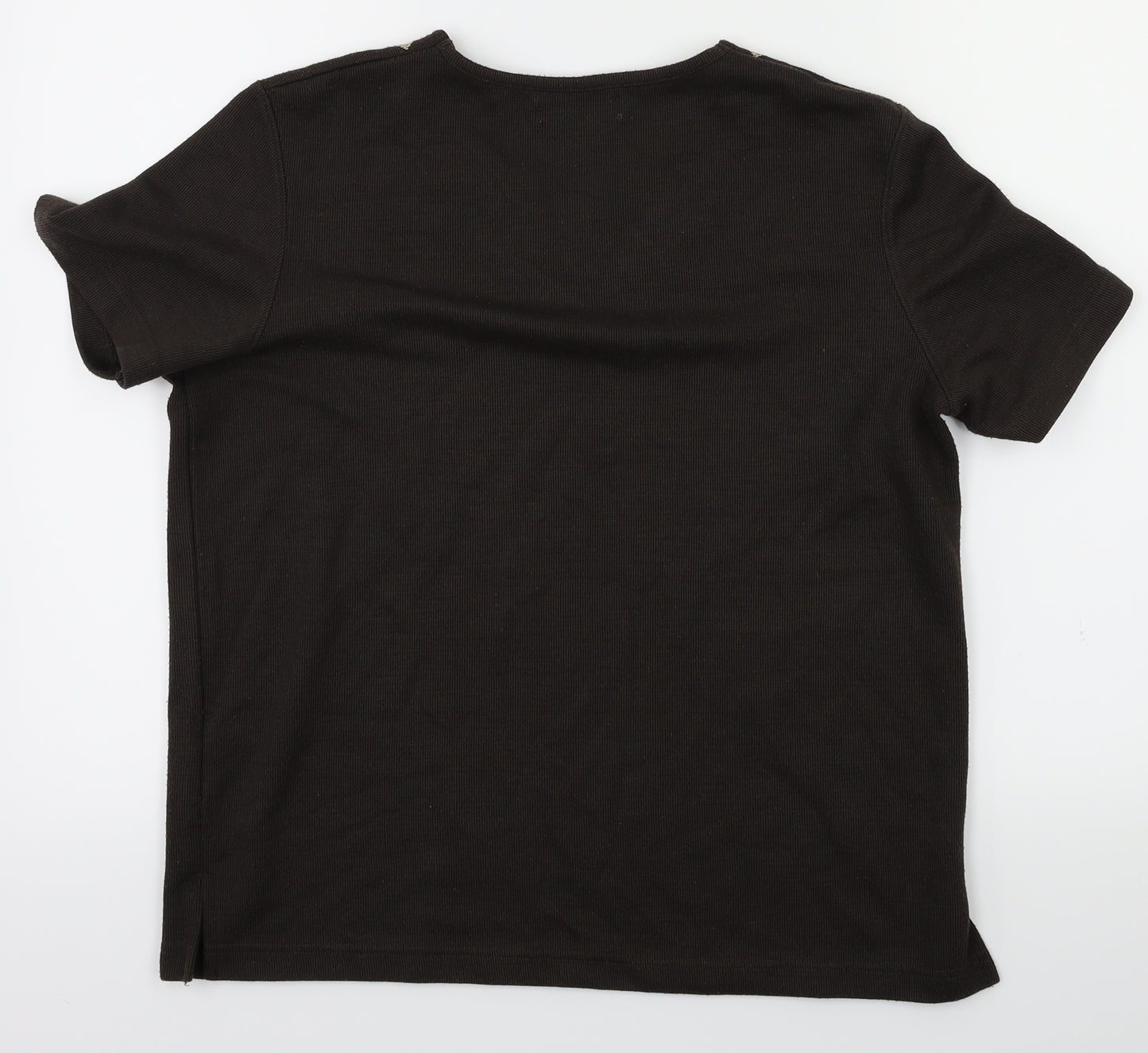 Bonmarché Womens Brown   Basic T-Shirt Size S