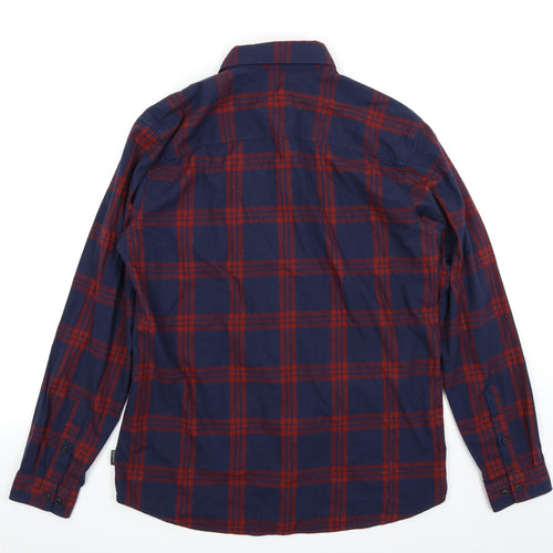 JACK & JONES Mens Red Plaid   Button-Up Size XL