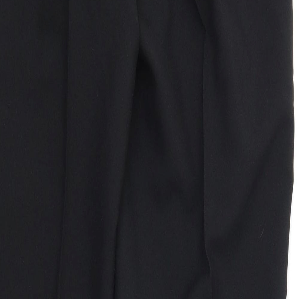 Rassums Womens Black   Trousers  Size 8 L32 in