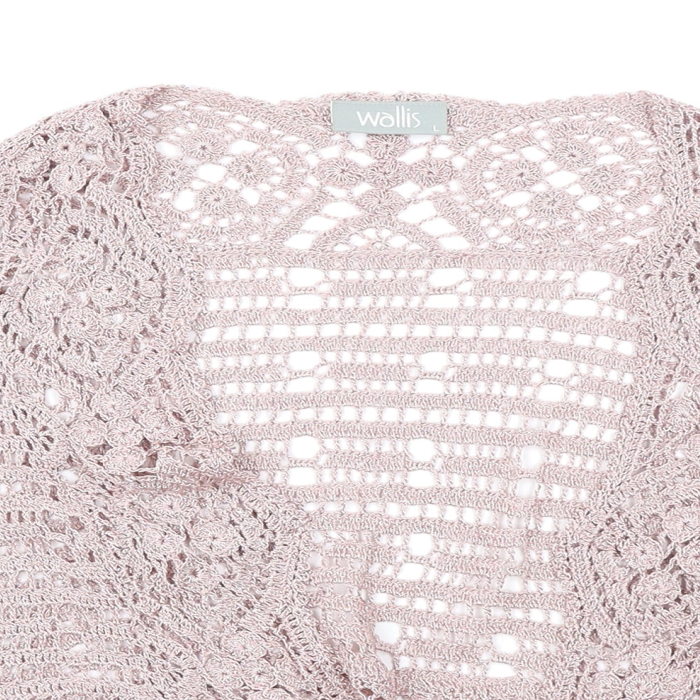 Wallis Womens Pink   Shrug Jumper Size L