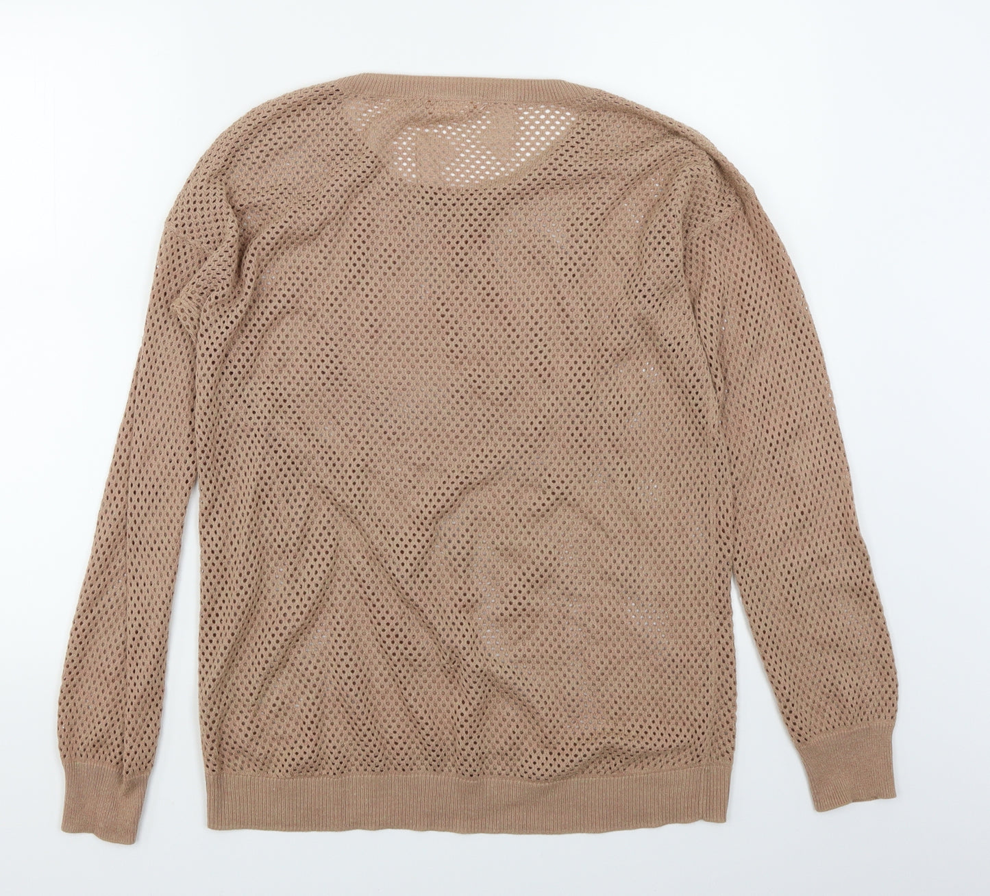 Sweet Romeo Womens Brown   Pullover Jumper Size M  - Mesh