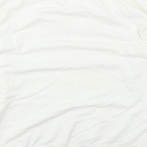George Womens White   Pullover Sweatshirt Size S