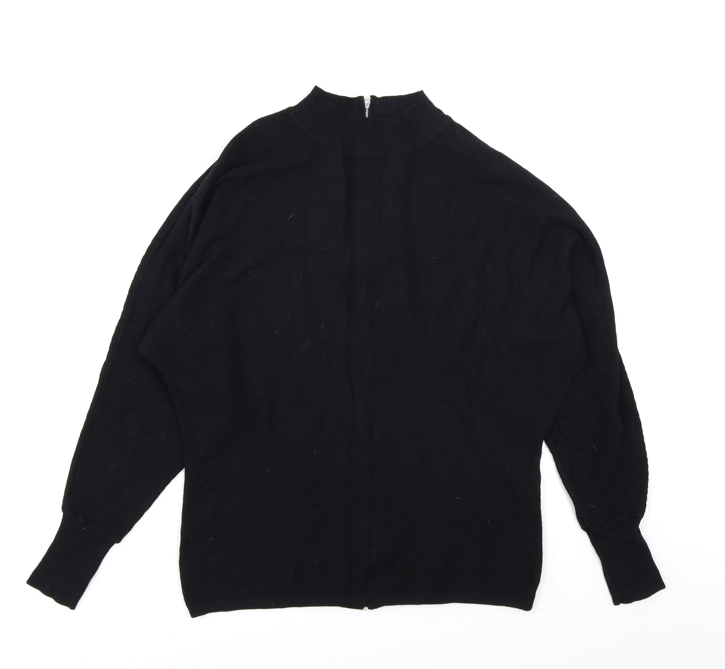 Primark Womens Black   Basic T-Shirt Size S  - Ribbed