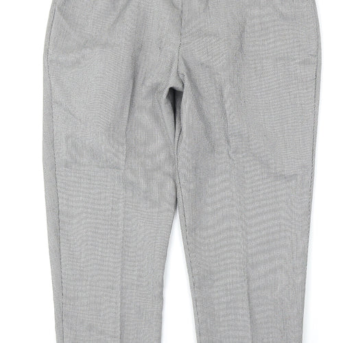 Dorothy Perkins Womens Black Check  Trousers  Size 12 L25 in