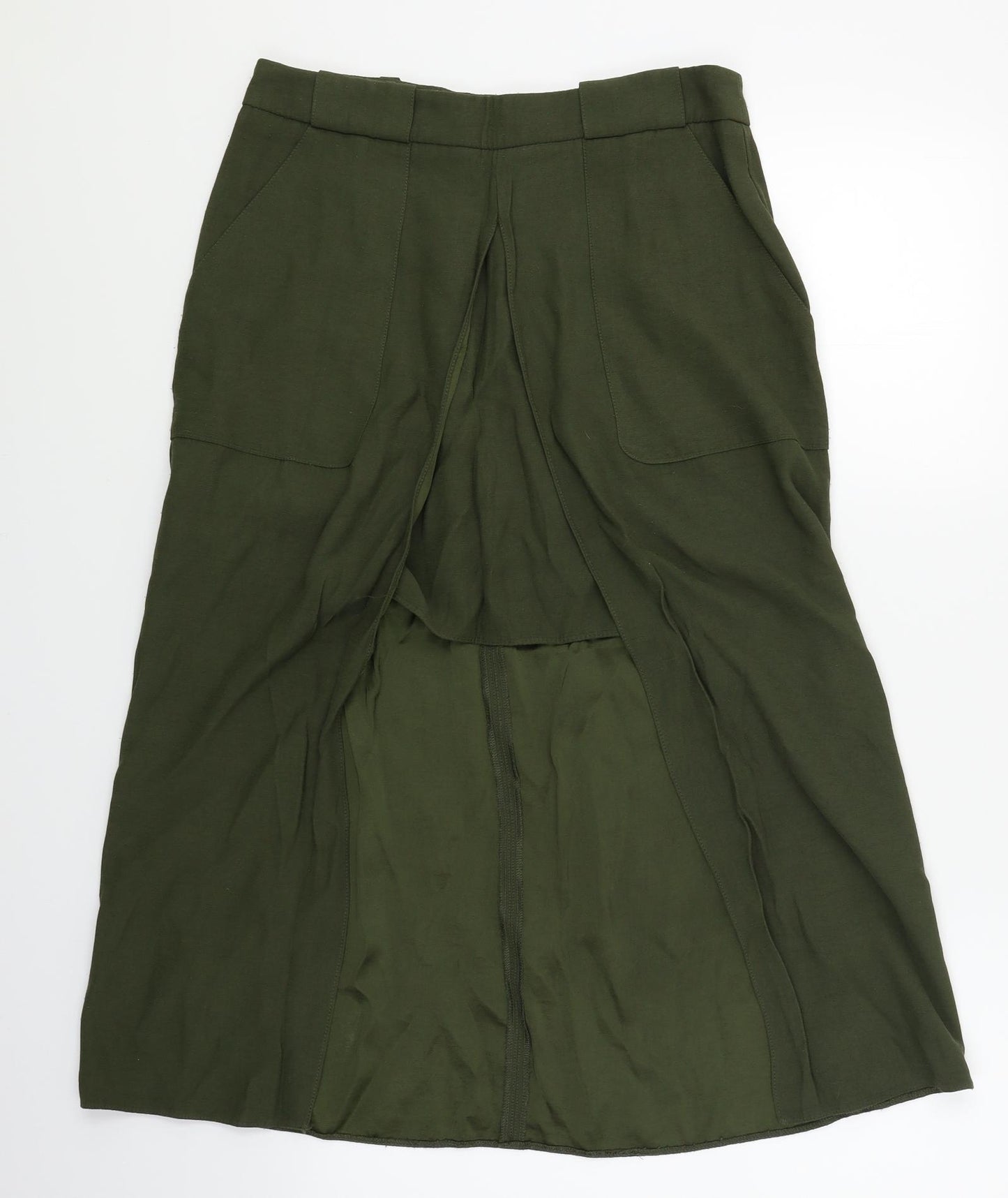 River Island Womens Green   Cargo Skirt Size 12