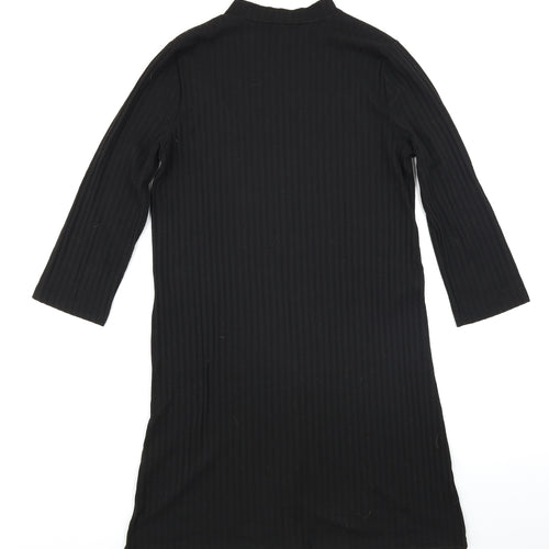Papaya Womens Black   A-Line  Size S  - Ribbed