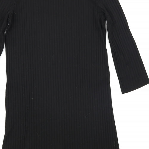 Papaya Womens Black   A-Line  Size S  - Ribbed