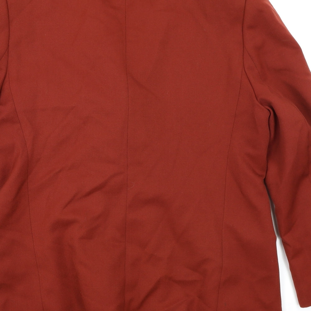 Marks & Spencer Womens Orange   Jacket Blazer Size 14